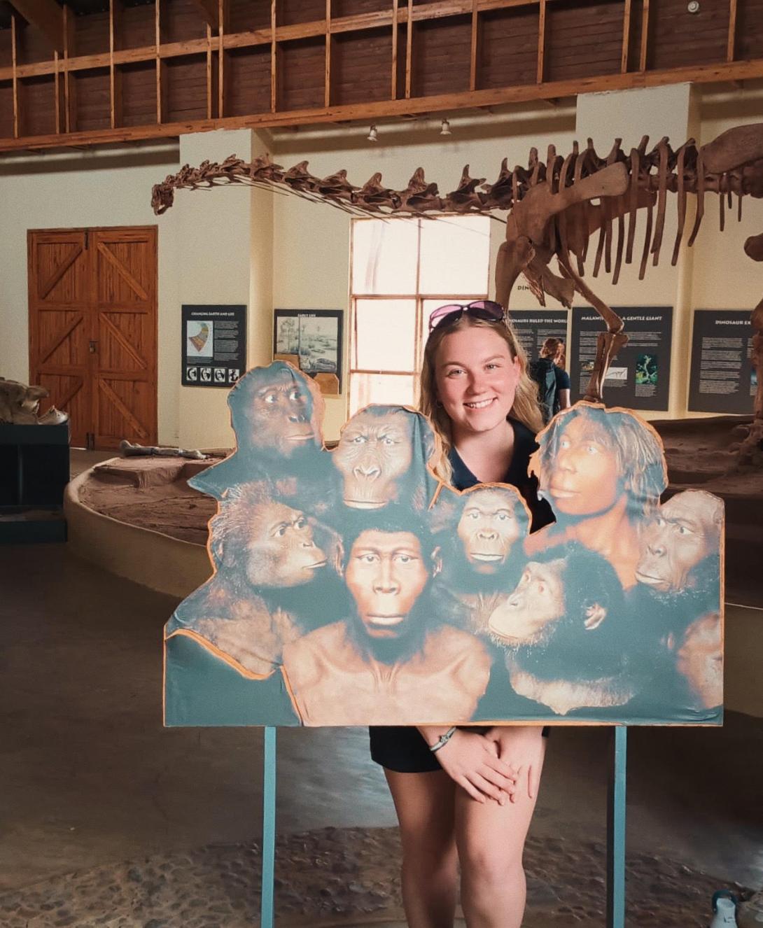 Isabel Heslin, Karonga Museum, anthropology students